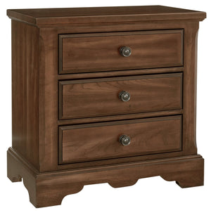 Vaughan-Bassett Heritage Amish Cherry 3-Drawer Nightstand