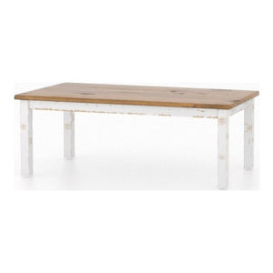 Canadel Champlain Honey Washed & Dove White Body Dining Table