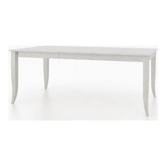 Canadel Core Cloud Bevel Edge Wood Dining Table with Leaf