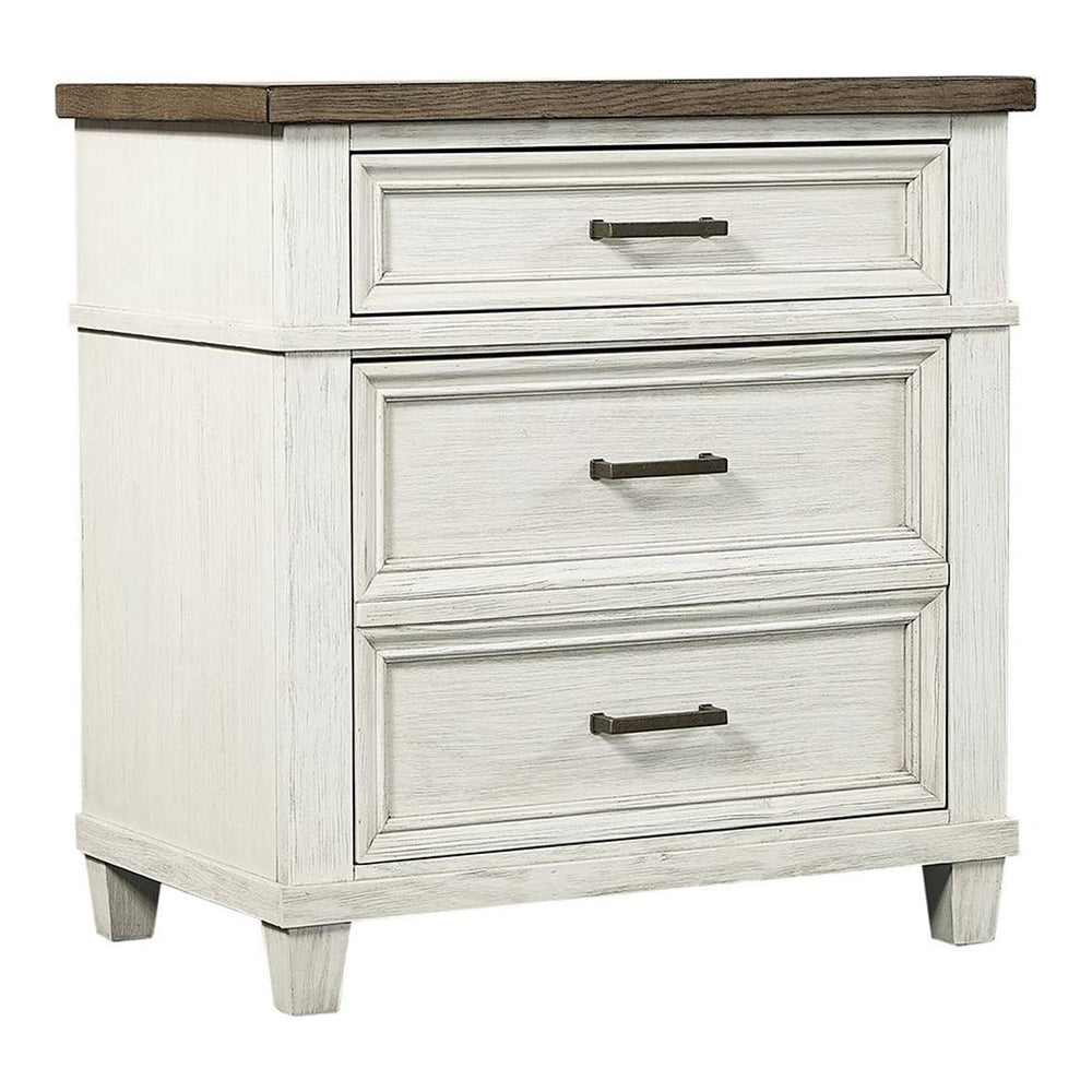 Aspenhome Caraway Aged Ivory 2-Drawer Nightstand