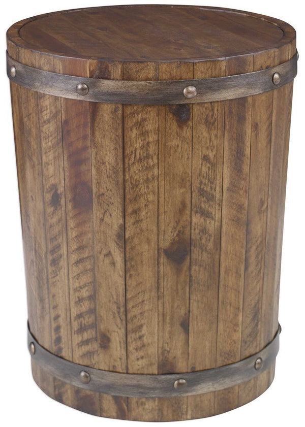 Uttermost Ceylon Walnut Accent Table