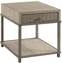 American Drew West Fork Bailey Taupe End Table
