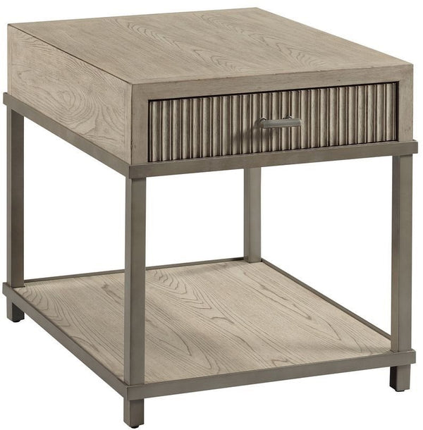 American Drew West Fork Bailey Taupe End Table