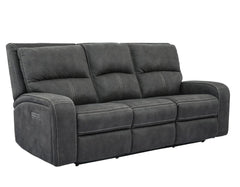 Parker House Polaris Collection Power Reclining Sofa in Slate Color