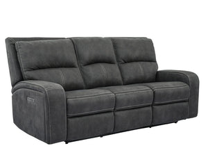 Parker House Polaris Collection Power Reclining Sofa in Slate Color