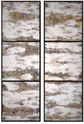 Uttermost Rahila 2-Piece Antiqued Mirror Wall Art