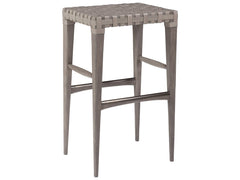Artistica Home by Lexington Cohesion Program Milo Leather Backless Barstool