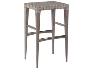 Artistica Home by Lexington Cohesion Program Milo Leather Backless Barstool