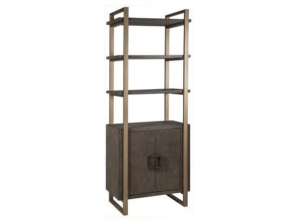 Artistica Home by Lexington Cohesion Program Dark Brown Mahogany Wood Vertex Bookcase