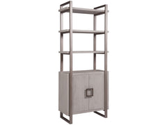 Artistica Home by Lexington Cohesion Program White Washed Mahogany Wood Vertex Bookcase