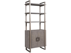 Artistica Home by Lexington Cohesion Program Light Brown Mahogany Wood Vertex Bookcase