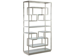Artistica Home by Lexington Metal Designs Silver/Gold Metal Holden Bookcase