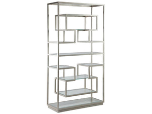 Artistica Home by Lexington Metal Designs Silver/Gold Metal Holden Bookcase