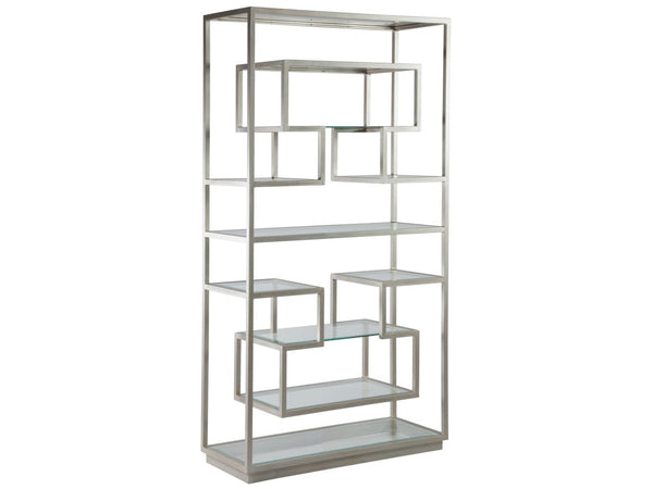 Artistica Home by Lexington Metal Designs Silver/Gold Metal Holden Bookcase