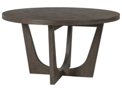 Artistica Home by Lexington Cohesion Program Brio 54 Inch Round Mahogany Wood Dining Table Dark Brown