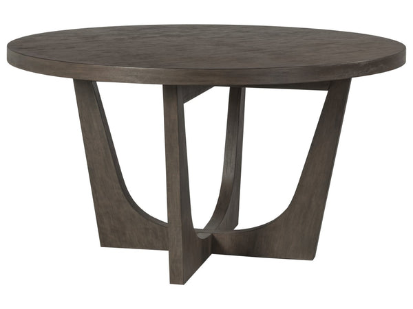Artistica Home by Lexington Cohesion Program Brio 54 Inch Round Mahogany Wood Dining Table Dark Brown