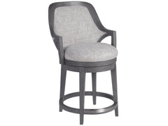 Artistica Home by Lexington Appellation Upholstered Swivel Counter Stool