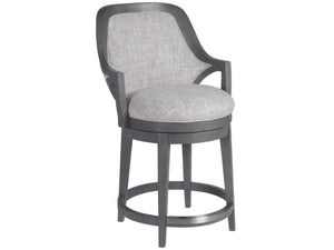 Artistica Home by Lexington Appellation Upholstered Swivel Counter Stool