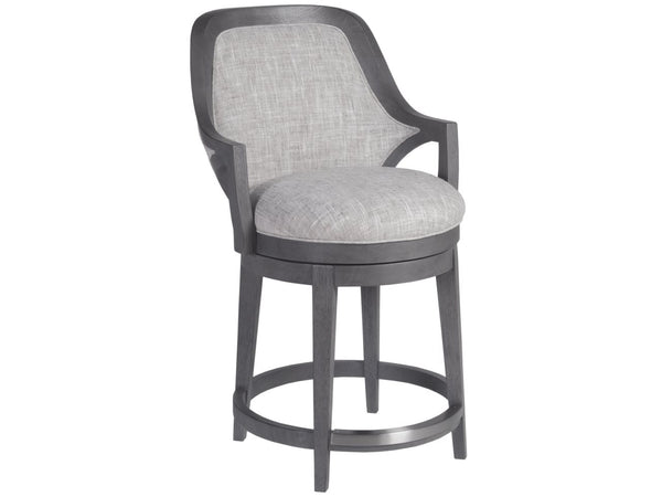 Artistica Home by Lexington Appellation Upholstered Swivel Counter Stool