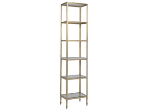 Artistica Home by Lexington Signature Designs Sashay Gold Slim Etagere