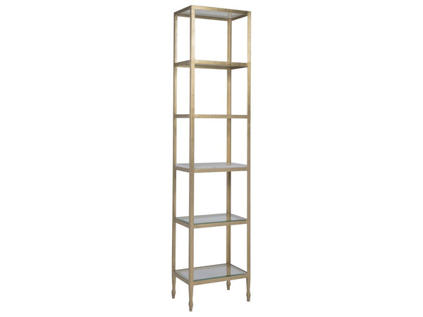 Artistica Home by Lexington Signature Designs Sashay Gold Slim Etagere