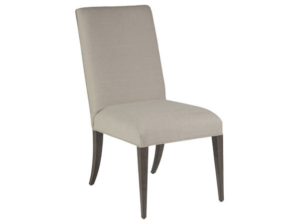 Artistica Home by Lexington Cohesion Program Madox 19.5 Inch Upholstered Fabric Side Chair Dark Brown/Beige