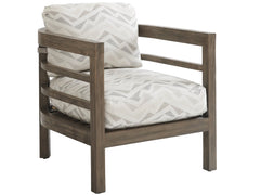 Tommy Bahama Outdoor by Lexington La Jolla Taupe, Gray & Patina Lounge Chair