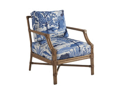 Barclay Butera Upholstery by Barclay Butera Redondo Blue/White Armchair