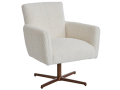 Barclay Butera Upholstery by Barclay Butera Brooks Swivel Chair Calais Brass