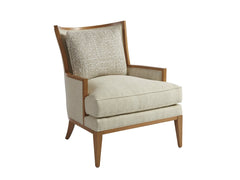 Barclay Butera Upholstery by Barclay Butera Atwood Chair with Light Brown Fabric