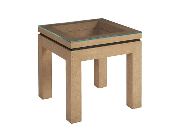 Barclay Butera by Lexington Newport Harbor Raffia Lamp Table