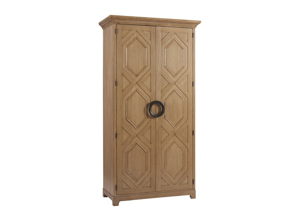 Barclay Butera by Lexington Newport China Cabinet Wood in Brown