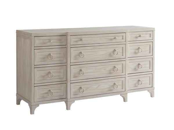 Barclay Butera by Lexington Newport Garnet Breakfront Dresser