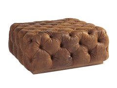 Tommy Bahama Home by Lexington Los Altos Laurel Leather Cocktail Ottoman