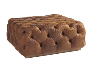 Tommy Bahama Home by Lexington Los Altos Laurel Leather Cocktail Ottoman