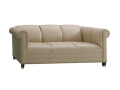 Carlyle by Lexington Tan Springfield Leather Sofa Carlyle