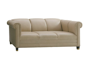 Carlyle by Lexington Tan Springfield Leather Sofa Carlyle
