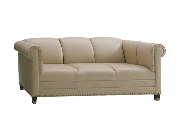 Carlyle by Lexington Tan Springfield Leather Sofa Carlyle