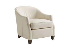Ariana by Lexington Escala Leather Barrel Armchair