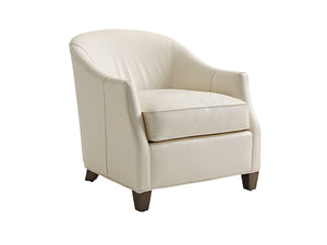 Ariana by Lexington Escala Leather Barrel Armchair