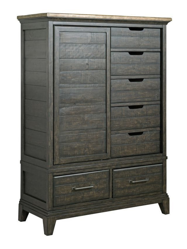 Kincaid Wheeler Door Espresso Plank Road Chest Armoire