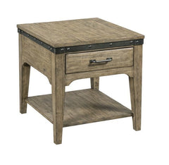 Kincaid Artisans Rectangle Drawer End Table Plank Road