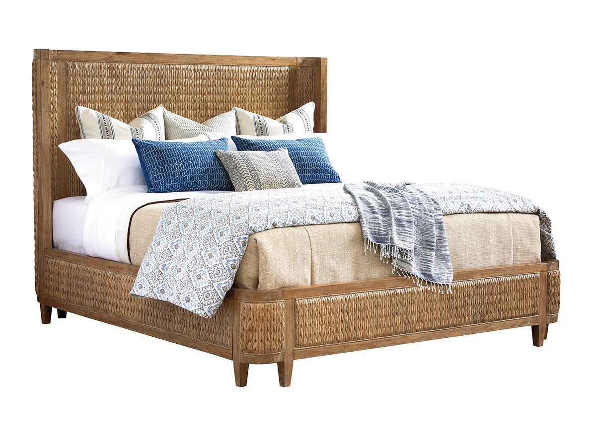 Tommy Bahama Home by Lexington Los Altos Ivory Coast Woven Bed Queen