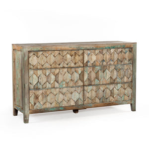 Home Trends Design Ibiza Vintage Reclaimed Teak Dresser
