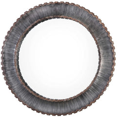 Uttermost Tanaina Silver Round Mirror