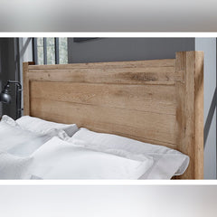 Vaughan-Bassett King Poster Bed Sun Bleached White