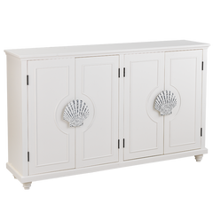 Madison Avenue Martinique Coastal White Credenza Sideboard