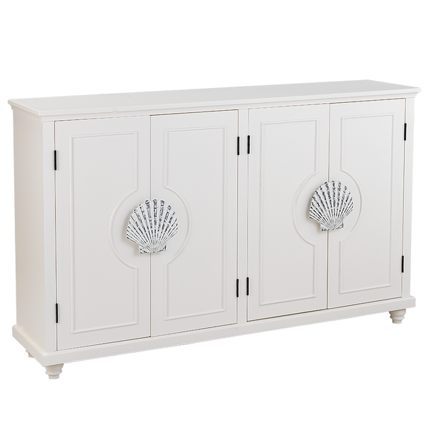 Madison Avenue Martinique Coastal White Credenza Sideboard