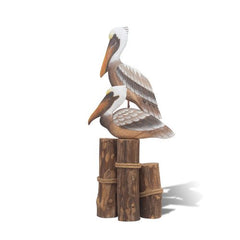 T.I. Design Pelicans On Piling Tabletop Large