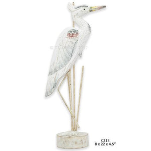 T.I. Design Antique Nautical Heron Medium Tabletop